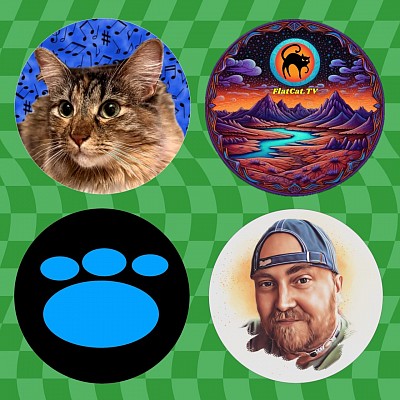 Flat Cat TV Logo